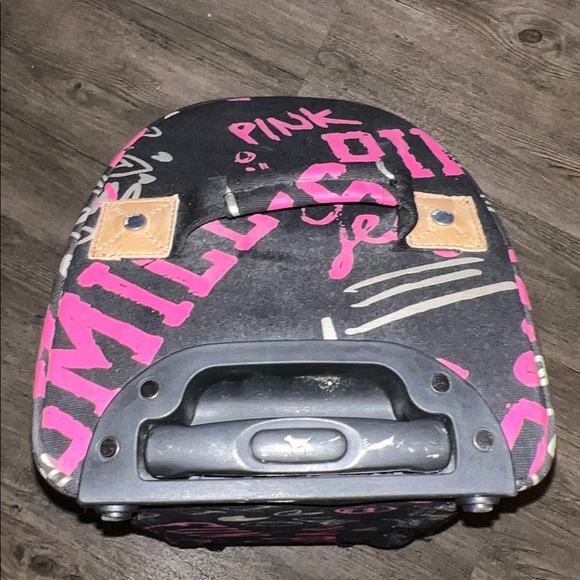 Victoria's Secret Pink Rolling Duffle Luggage - Picture 3 of 7